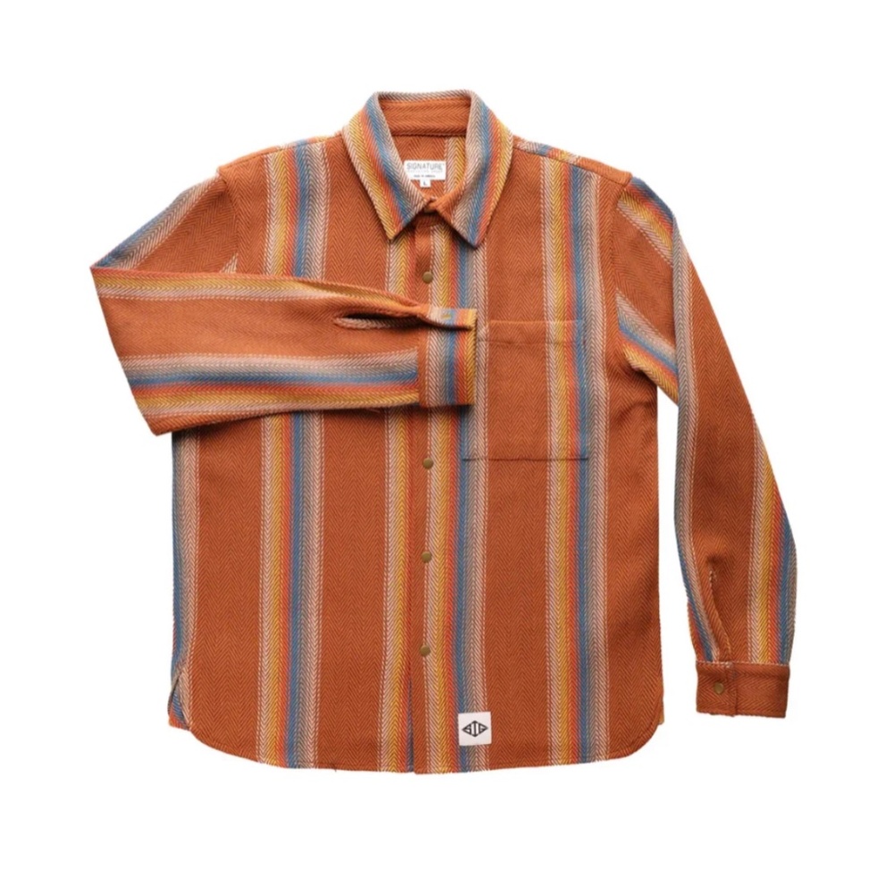 The Baja Shirt Jacket in Sienna — by Signature